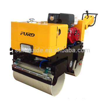 800kg Small Double Drum Man-holding Vibratory Road Roller For Sale FYL-800